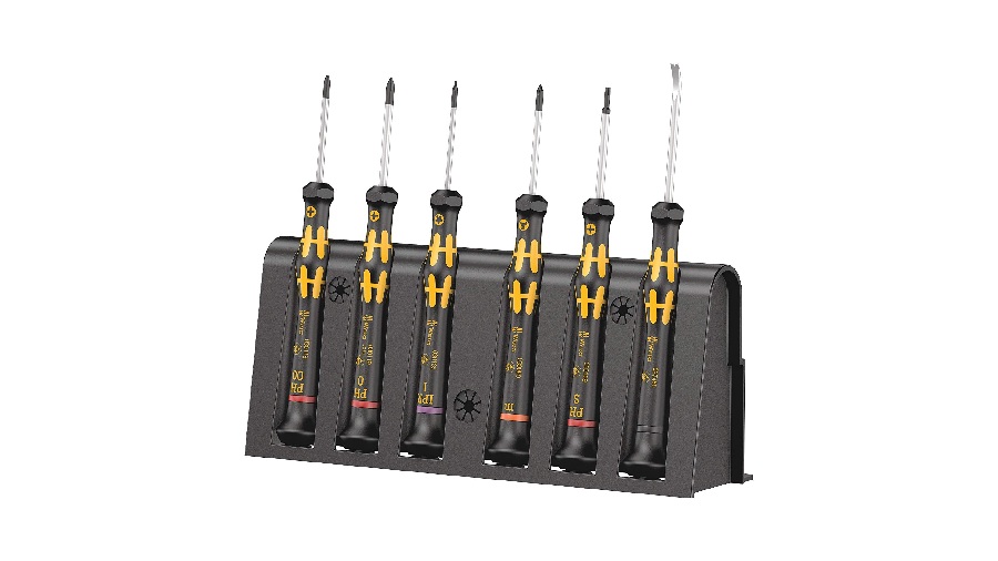 Jeu de tournevis Kraftform Micro 6 ESD Set de réparation pour smartphones 1 Wera 05030182001 Jeu de tournevis Kraftform Micro 6 ESD Set de réparation pour smartphones 1 Wera 05030182001